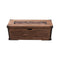 56 Inch Outdoor 50K BTU Wood Pattern Rectangle Gas Burning Fire Pit (SAK43681) - Saksby Wholesale - Front View