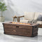 56 Inch Outdoor 50K BTU Wood Pattern Rectangle Gas Burning Fire Pit (SAK43681) - Saksby Wholesale - Lifestyle