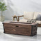 56 Inch Outdoor 50K BTU Wood Pattern Rectangle Gas Burning Fire Pit (SAK43681) - Saksby Wholesale - Outdoor Lifestyle