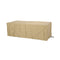 56 Inch Outdoor 50K BTU Wood Pattern Rectangle Gas Burning Fire Pit (SAK43681) - Saksby Wholesale - With Cover