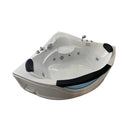 59-Inch 2-Person Luxury Corner Whirlpool Jetted Bathtub (SAK97310) - Saksby Wholesale - Top View