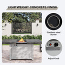 59-Inch 50K BTU Propane Fire Pit Table With Extendable Top (SAK71253) - Saksby Wholesale - Features