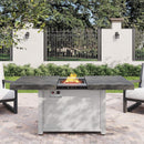 59-Inch 50K BTU Propane Fire Pit Table With Extendable Top (SAK71253) - Saksby Wholesale - Lifestyle Image In The Patio