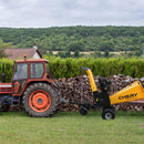 6-Inch 420CC 15HP Gas Wood Chipper Shredder Mulcher With Tow Bar And Safety Stop Bar (SAK42731) - Saksby Wholesale - Lifestyle Image