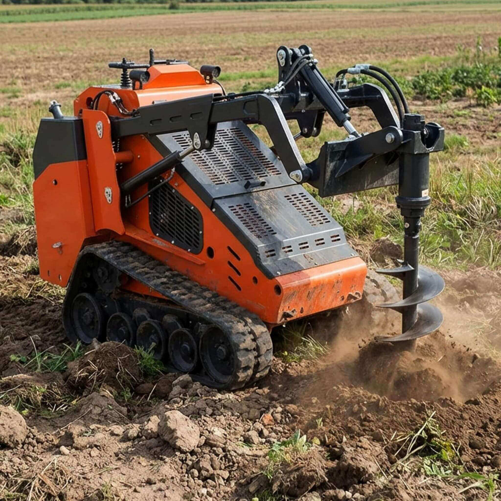 6-Inch Mini Post Hole Auger Digger Drill Skid Steer Attachment (SAK37265) - Saksby Wholesale - Product Preview