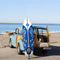 6' Inflatable Blow Up Stand Up Paddle SUP Surfboard (SAK94461)- Saksby Wholesale - Lifestyle View With a Car
