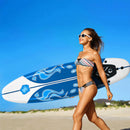 6' Inflatable Blow Up Stand Up Paddle SUP Surfboard (SAK94461)- Saksby Wholesale - Lifestyle View With a Lady
