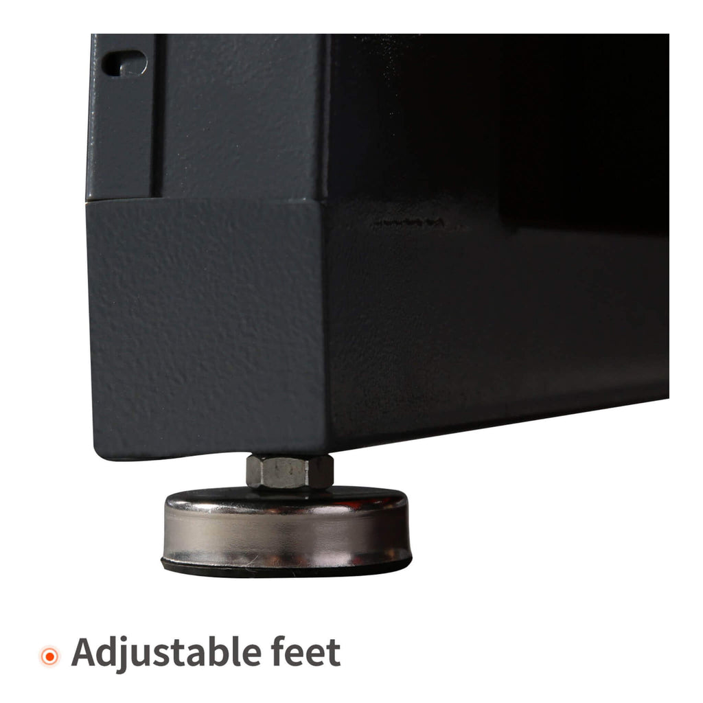 60-Inch Heavy-Duty Multifunction CNC Tool Rack Holder Organizer (SAK80412) - Saksby Wholesale - Adjustable Feet