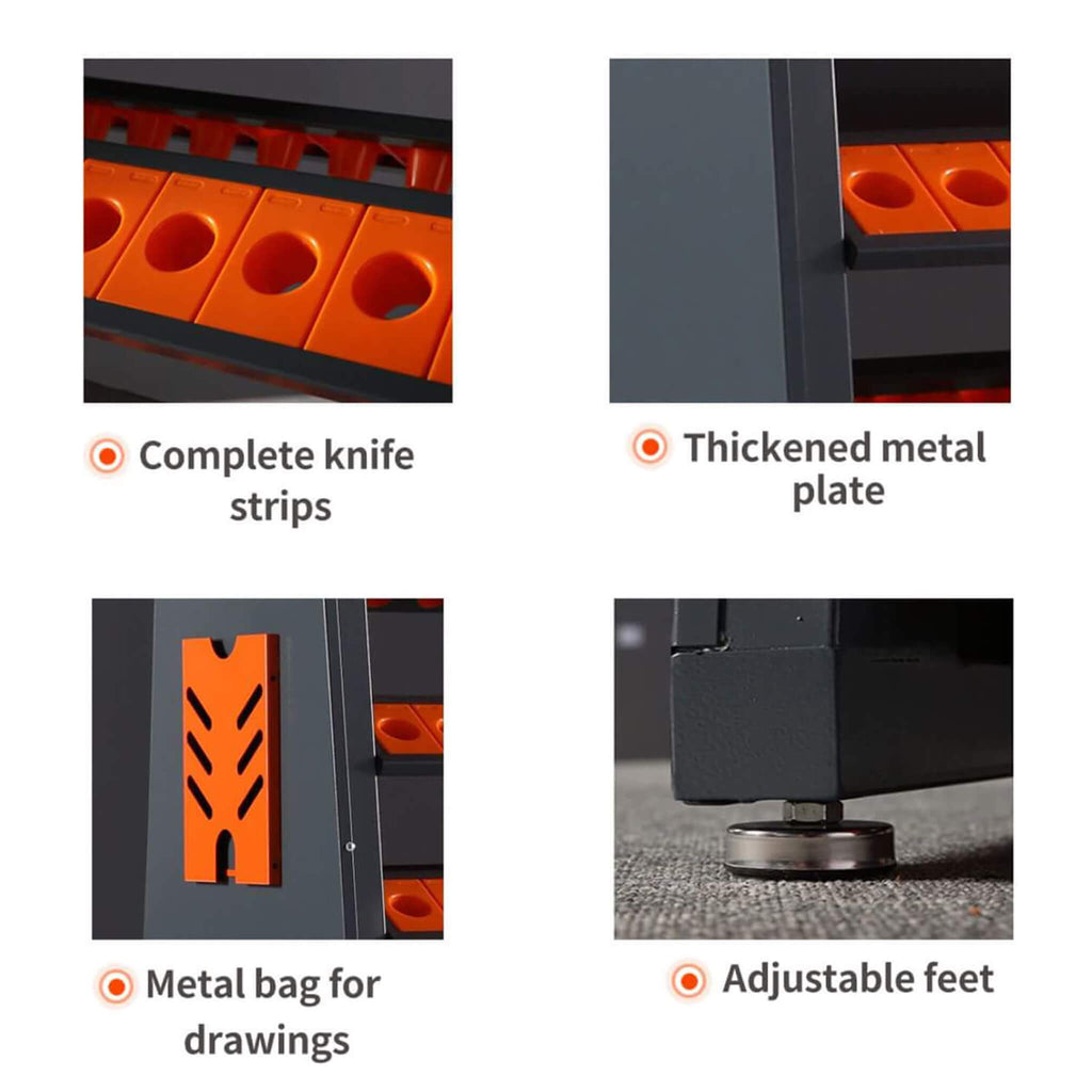 60-Inch Heavy-Duty Multifunction CNC Tool Rack Holder Organizer (SAK80412) - Saksby Wholesale - Features