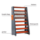 60-Inch Heavy-Duty Multifunction CNC Tool Rack Holder Organizer (SAK80412) - Saksby Wholesale - Functions