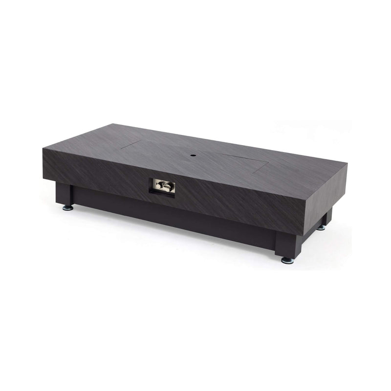 60-Inch Rectangular Outdoor Modern Propane Fire Pit Table With Rain Cover (SAK91273) - Saksby Wholesale - Top Side View Close Lid