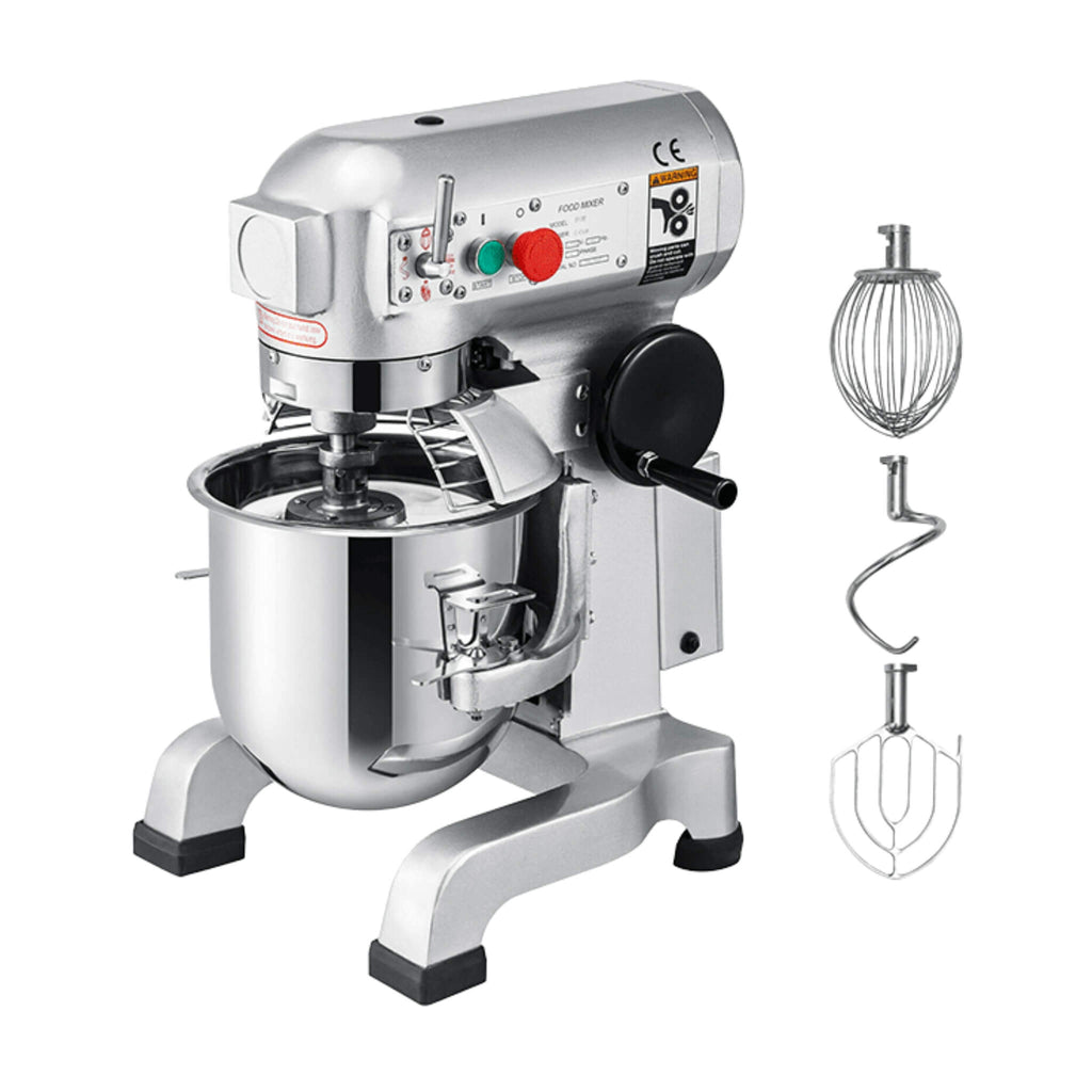 600W Commercial Dough Kneader Bakery Mixer Machine, 15QT (SAK95629) - Saksby Wholesale - Front Left View