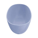 [61X29.5-Inch] Freestanding Oval Stone Resin Soaking Tub With Overflow Drain (SAK40125) - Saksby Wholesale - Light Blue Side Left View