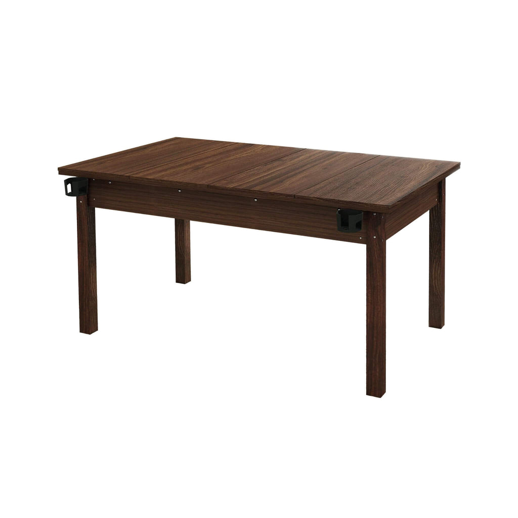 [63X40-Inch] Premium 2-In-1 Multifunctional Board Game Table For 4–6 Players (SAK84513) - Saksby Wholesale - Front Side View