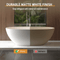 65 Inch Luxury Freestanding Soaking Bathtub With Overflow And Pop-Up Drain (SAK69451) - Saksby Wholesale - Color