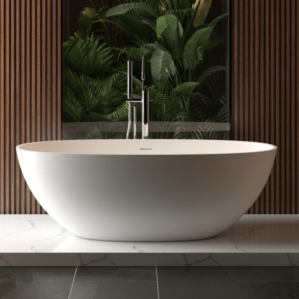 65 Inch Luxury Freestanding Soaking Bathtub With Overflow And Pop-Up Drain (SAK69451) - Saksby Wholesale - Lifestyle