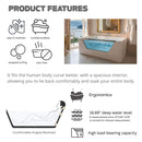 67-Inch 7-Jets Hydrotherapy Whirlpool Bathtub With Glass Panel (SAK25480) - Saksby Wholesale - Features