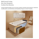 67-Inch 7-Jets Hydrotherapy Whirlpool Bathtub With Glass Panel (SAK25480) - Saksby Wholesale - Material