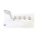 67-Inch Premium 2-Person 16-Jet Whirlpool Hydromassage Bathtub (SAK72851) - Saksby Wholesale - Faucet And Knobs