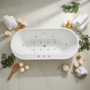 67-Inch Whirlpool Air Bath Soaking Tub With Adjustable Air Blower (SAK68427) - Saksby Wholesale - 
Lifestyle Top View