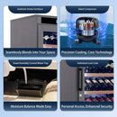 69-Bottle Freestanding Smart Wooden Wine Cooler With LED Touch Display (SAK24861) - Saksby Wholesale - Features
