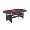 6FT Premium Wooden Multifunctional Pool Table With Table Tennis Top (SAK62751) - Saksby Wholesale - Pool Table Side VIew In White Background