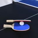 6FT Premium Wooden Multifunctional Pool Table With Table Tennis Top (SAK62751) - Saksby Wholesale - Table Tennis Rocket And Ball Details