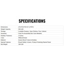 70-Inch Modern Wooden Reception Desk With Lockable Drawers (SAK26148) - Saksby Wholesale - Specifications