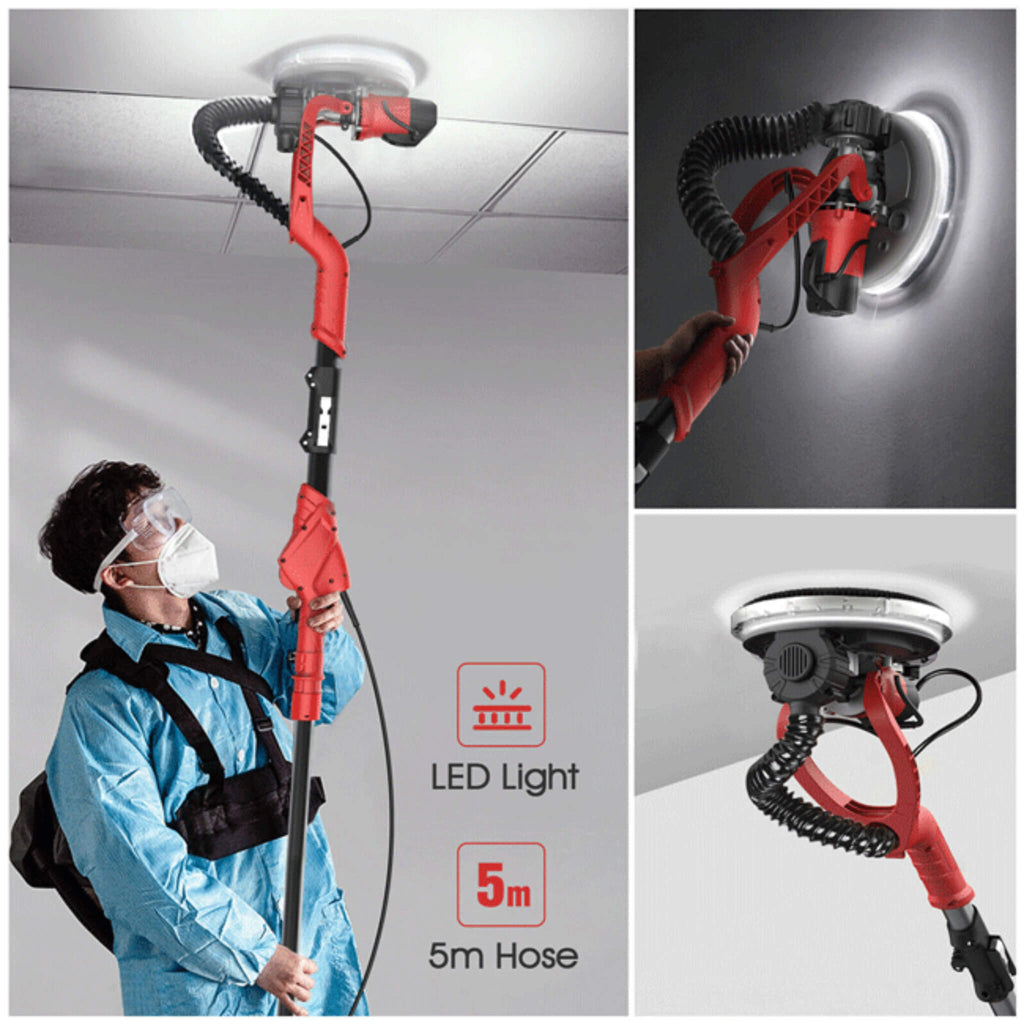 Heavy Duty Drywall Ceiling Pole Sander Vacuum Tool, 710W (SAK93935)