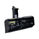 72-Inch Heavy-Duty Hydraulic Skid Steer Snow Blower Attachment (SAK59371) - Saksby Wholesale - Front View