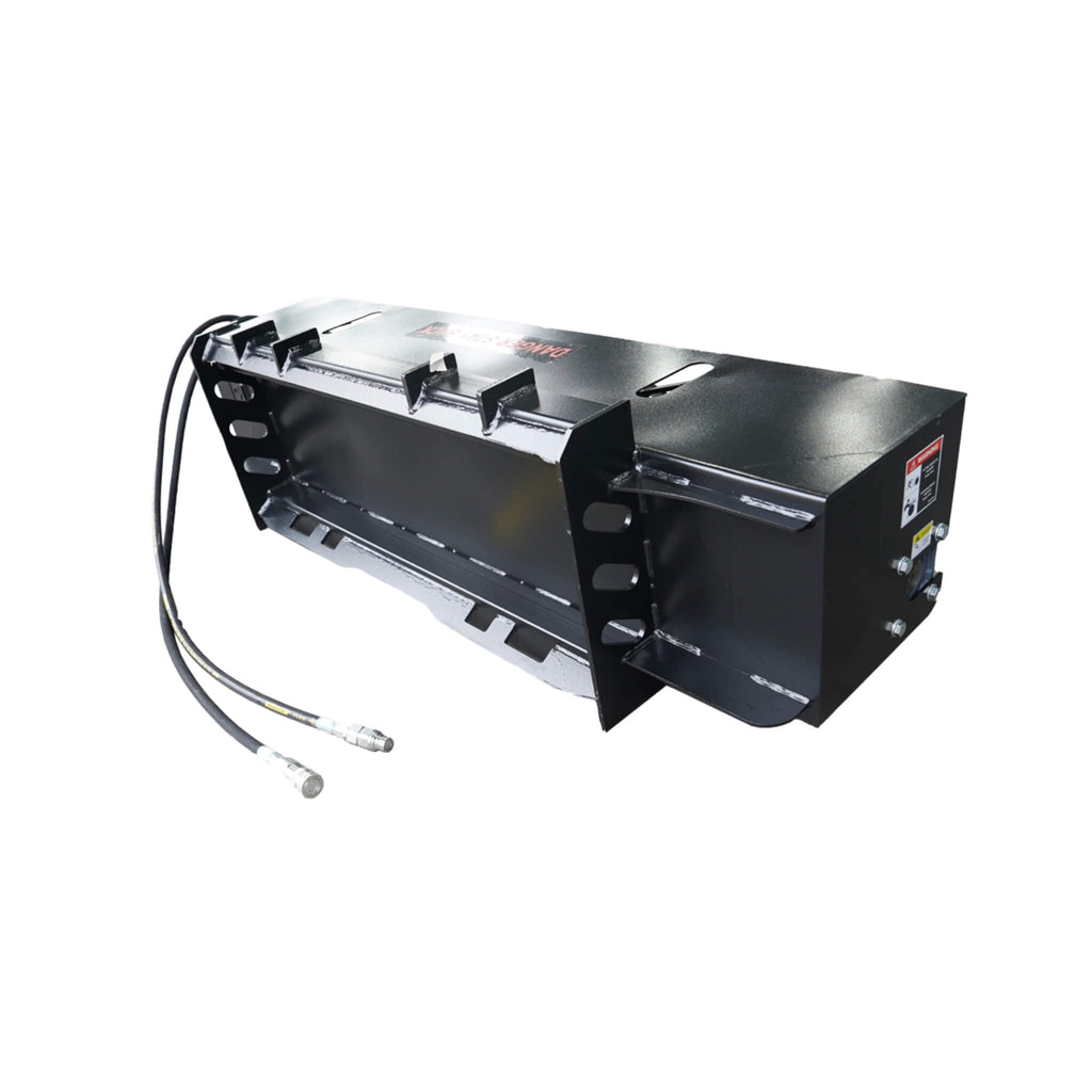 72-Inch Heavy Duty Hydraulic Skid Steer Soil Cultivator Roto Tiller Attachment (SAK45187) - Saksby Wholesale - Connector View