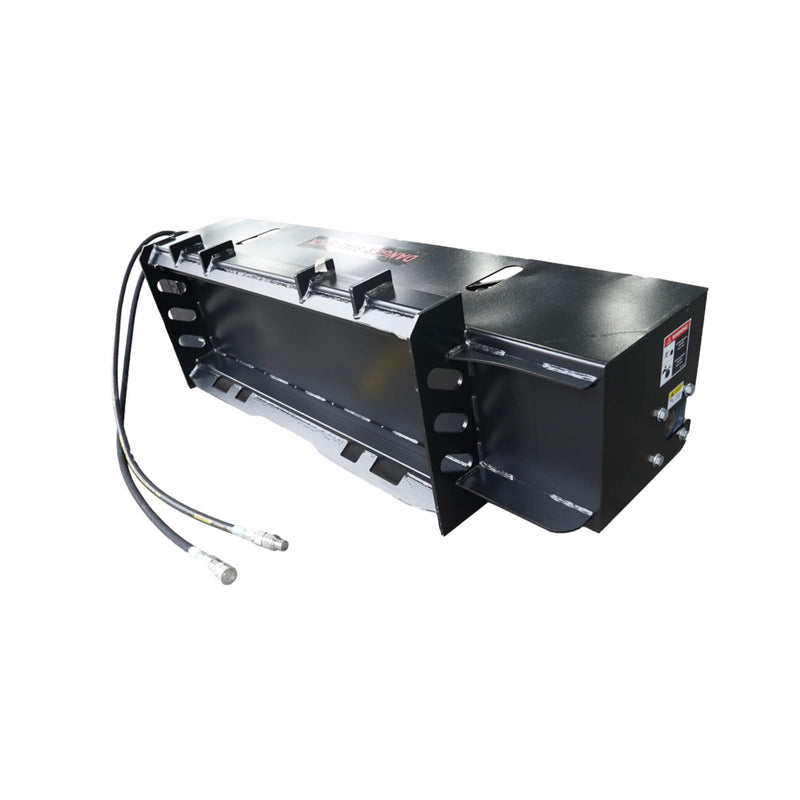 72-Inch Heavy Duty Hydraulic Skid Steer Soil Cultivator Roto Tiller Attachment (SAK45187) - Saksby Wholesale - Connector View