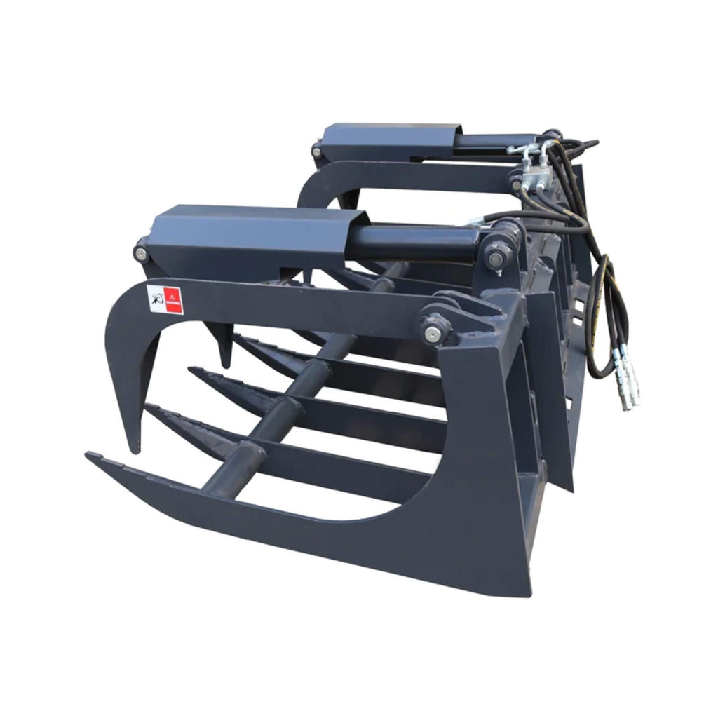 72-Inch Heavy-Duty Root Grapple Bucket Skid Steer Attachment (SAK13874) - Saksby Wholesale - Side View