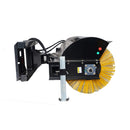 72" Heavy-Duty Skid Steer Hydraulic Rotary Angle Broom Sweeper (SAK97846)