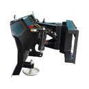72-Inch Heavy-Duty Snow Plow Skid Steer Attachment With Dozer Blade (SAK27518) - Saksby Wholesale - Left View