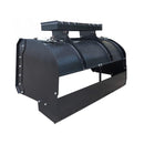 74-Inch Heavy-Duty Skid Steer Trip Edge Snow Pusher Attachment (SAK34098) - Saksby Wholesale - Back View