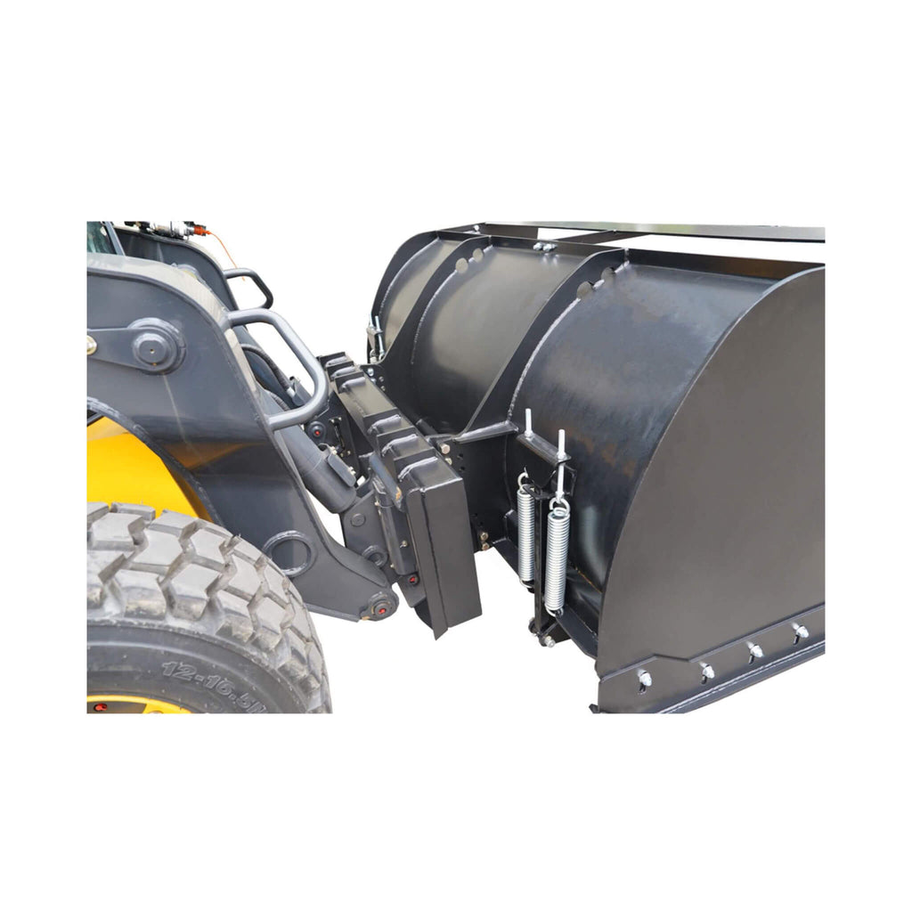 74-Inch Heavy-Duty Skid Steer Trip Edge Snow Pusher Attachment (SAK34098) - Saksby Wholesale - Focus Details