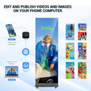 80-Inch Commercial High-Resolution LED Digital Advertising Signage Display (SAK50816) - Saksby Wholesale - Phone And Computer Compatible