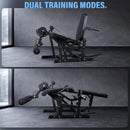 800LBS Adjustable Lower Body Leg Extension And Curl Machine (SAK70528) - Saksby Wholesale - Dual Training Modes