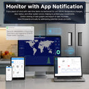82-Inch Commercial 72 Cu.Ft 3-Door WiFi Refrigerator With Smart App Control (SAK58320) - Saksby Wholesale - App Features View
