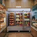 82-Inch Commercial 72 Cu.Ft 3-Door WiFi Refrigerator With Smart App Control (SAK58320) - Saksby Wholesale - Dimensions View