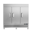 82-Inch Commercial 72 Cu.Ft 3-Door WiFi Refrigerator With Smart App Control (SAK58320) - Saksby Wholesale - Front View