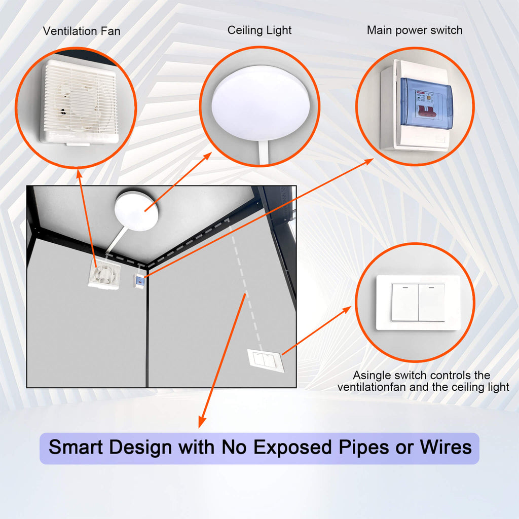 82-Inch Two-Person Portable Outdoor Toilet Cabin - Saksby Wholesale - Smart Design