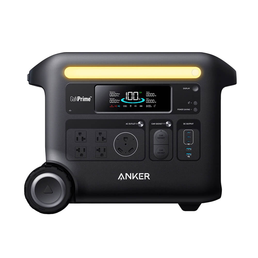 Anker Solix F2600 5120WH/2400W Smart Portable Power Station With Expansion Battery (SAK24763)