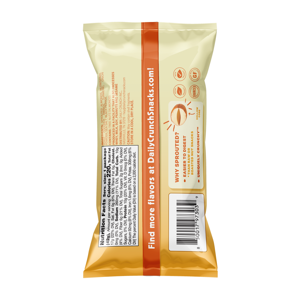 Daily Crunch Turmeric + Sea Salt (Snack Pack)