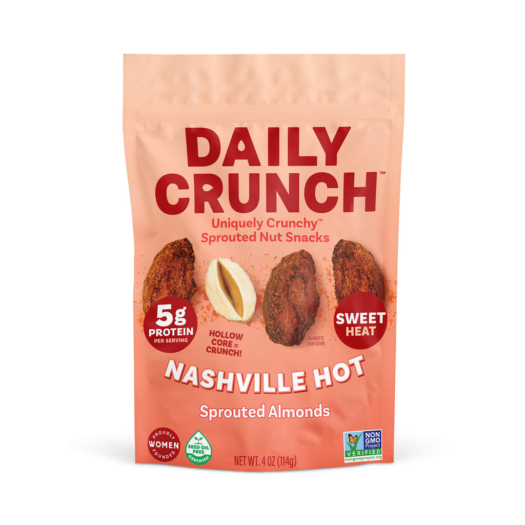 Daily Crunch Nashville Hot Sprouted Almonds