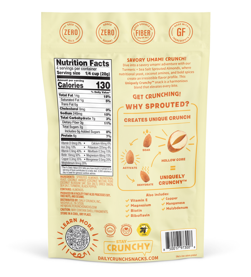 Daily Crunch Turmeric + Sea Salt