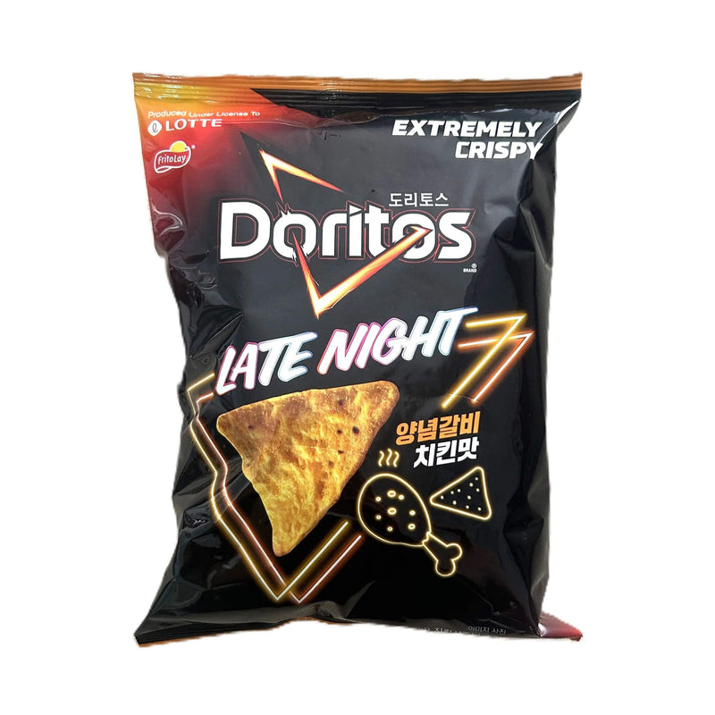 Doritos Late Night Galbi Oven Roasted Chicken – Korean BBQ Flavored Corn Chips 84G Bag (Korea)