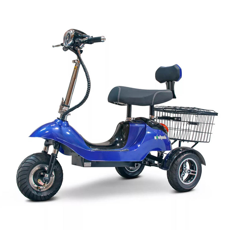 EWHEELS EW-19 48V/12AH Electric All Terrain Handicap 3-Wheel Medical Power Scooter, 300LBS (94586302)