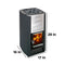HARVIA M3 Wood Burning Sauna Heater & Chimney Kit (SAK90867)